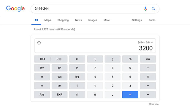 The Google Calculator