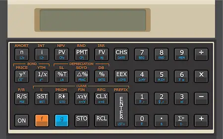 The HP-12C Financial
	Programmable Calculator