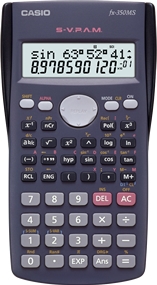Casio fx-350MS
	Calculator